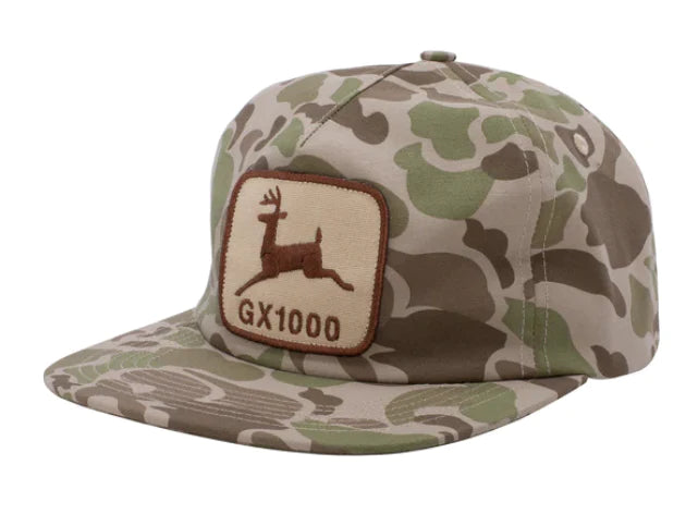 GX1000 Deer 5 Panel Hat O/S - Old School Camo – Rollick Co