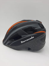 Load image into Gallery viewer, Kid&#39;s Bike Helmet - Black/Orange Barracuda