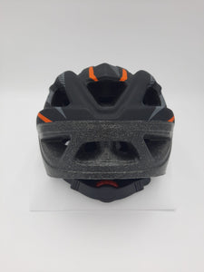 Kid's Bike Helmet - Black/Orange Barracuda