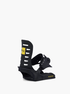 Fix Snowboard Bindings - STARTER W24 -Black/Yellow - Kids (xxxs)