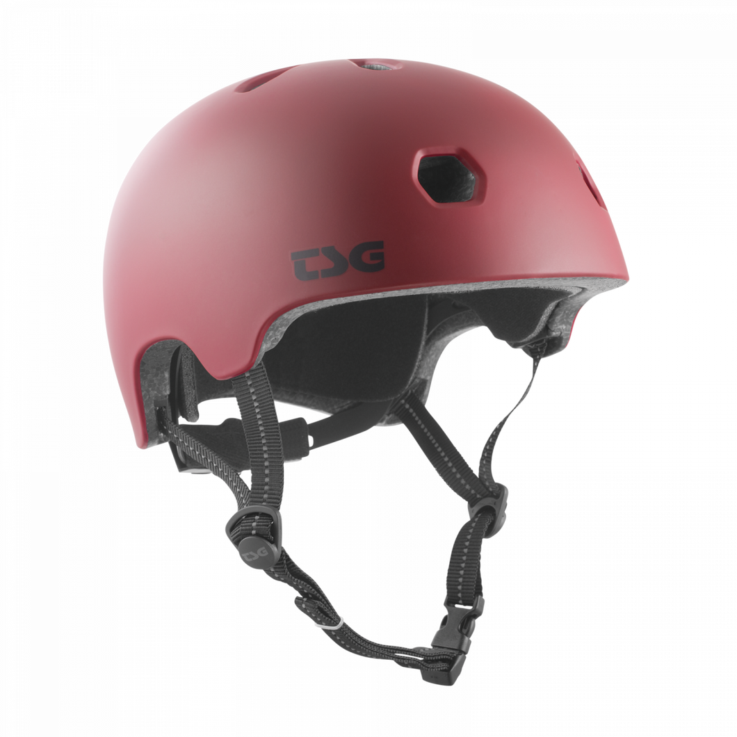 TSG Helmet Meta - Satin Oxblood - L/XL