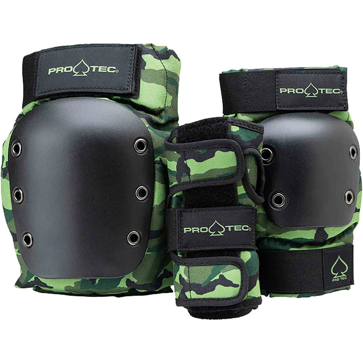 Pro-tec Junior 3 Pad Sets - Camo - Youth Medium