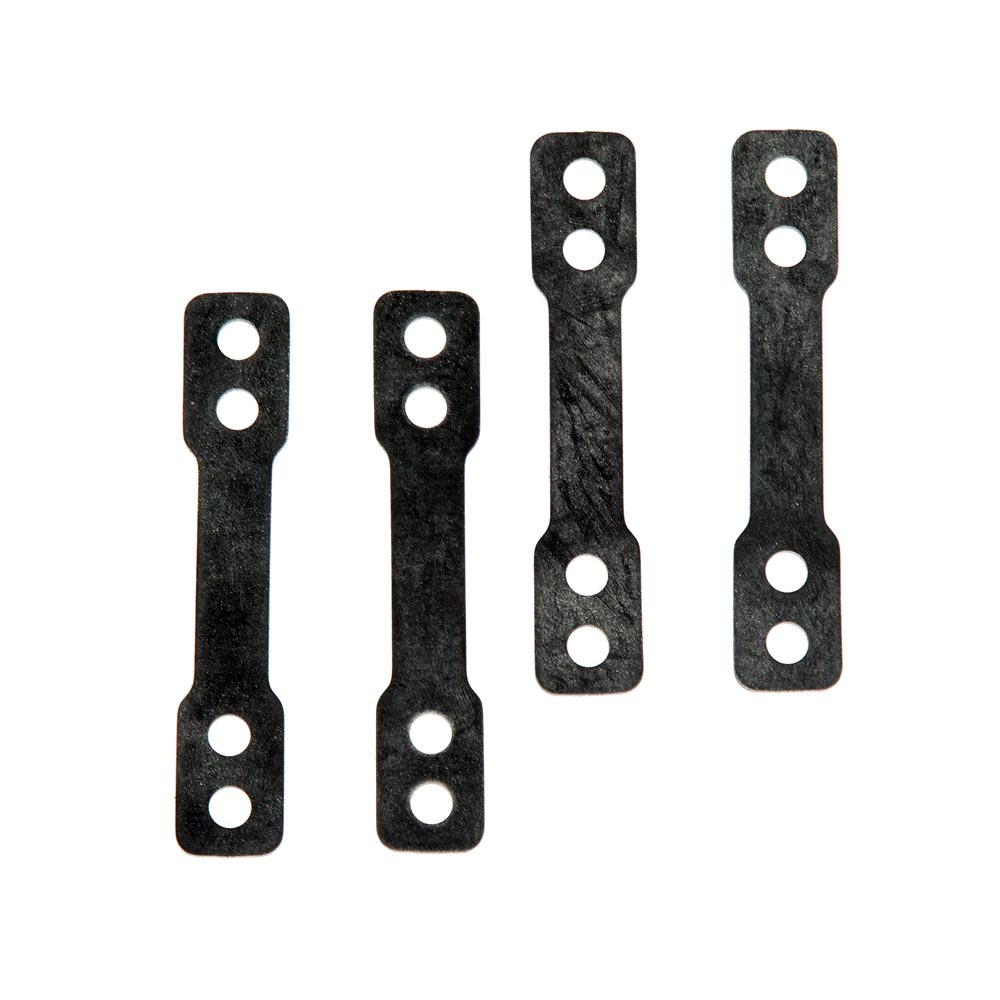 Loaded Drop Thru 1/16 Inch Shock Pads (Risers) - Black