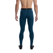 Load image into Gallery viewer, SAXX Quest Quick Dry Mesh Baselayer Tights - Camo Jacquard Blue