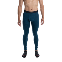 Load image into Gallery viewer, SAXX Quest Quick Dry Mesh Baselayer Tights - Camo Jacquard Blue