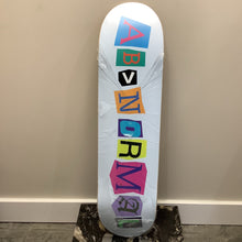 Load image into Gallery viewer, Custom built Abnormal 8.25&quot; Magazine Cut Out Letters Skateboard with Bullet Trucks, Enjoi Wheels